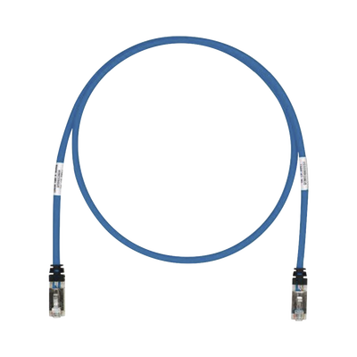 Patch Cord Cat6A, Blindado S/FTP, CM/LS0H, 9.14 Metros (30 Pies), Color Azul | STP6X30BU