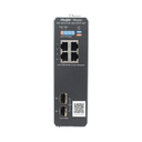 Switch Industrial PoE+ hasta 180 watts , Ideal para temperaturas Extremas y protección contra descargas, 1 puerto PoE++ 60W y 3 puertos PoE+ 30W, 2 SFP Uplink | RG-NIS2100-4GT2SFP-HP
