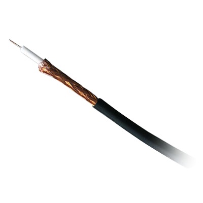 Cable Coaxial RG6, 305 Metros (1000 Pies) RG6, Malla 96%, Hecho en México / Intemperie | 9601