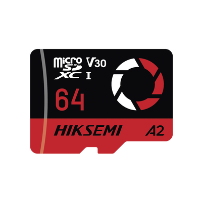 Memoria MicroSD / Clase 10 de 64GB / Especializada Para Drones Comerciales, Cámaras de Fotografía y de Video / 180 MB/s Lectura / 150 MB/s Escritura | HS-TF-E3/64G