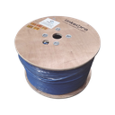 Bobina de 1000 Metros (3280.84 Pies) Cable Cat6+ Calibre 23 Alto Desempeño, ETL, UL, Color Azul, Super Flexible, de 1000 Metros (3280.84 Pies), para Aplicaciones de CCTV, Video HD, y Redes de Datos | PRO-CAT-6-PLUS/1000M