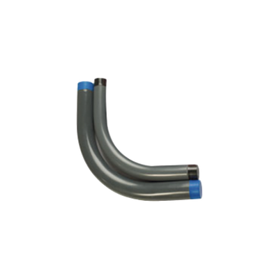 Codo Conduit  Rígido de Aluminio de 1/2" (13 mm) / Recubierto de PVC / Interior de Uretano. | CAL-13-PC