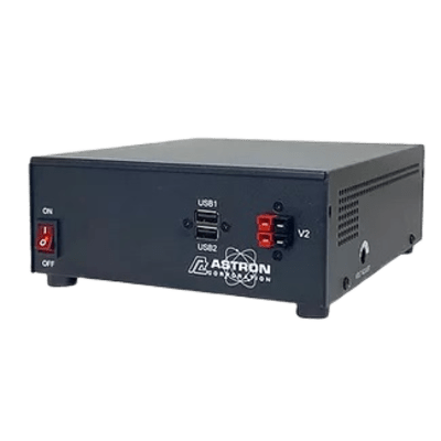 Fuente de Alimentación Conmutada, Salida Pico de 25A a 13.8Vdc, Polos de Alimentación del Panel Frontal, 2 Puertos USB: 5,2 V, | SS25AP