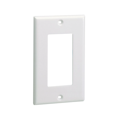 Placa de Pared Frontal Estándar GFCI, Material ABS, Color Blanco | CPGWH
