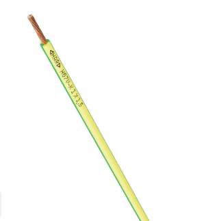 SSMELE Cable Monoconductor H07V-K 1X1,5 GNYE Mod: 4520001 Color: Verde-Amarillo