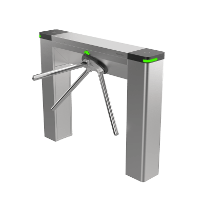 Torniquete Estético Trípode Bidireccional de Acero Inoxidable / 3 Millones de Ciclos MCBF / Interior y Exterior Protegido / LEDs indicadores de Entrada y Salida /Tipo Puente | DS-K3G501CLX-R/DM55