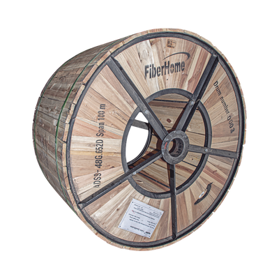 Carrete de 4 km de Fibra Óptica Aérea (ADSS) G.652D, Monomodo de 48 Hilos, Exterior, Span 100, Loose Tube | OC-ADSS-48C-S100/4KM