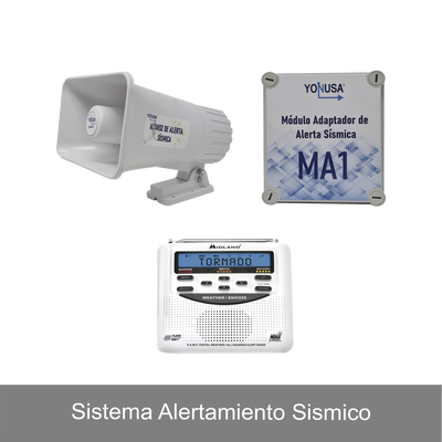 KIT de Alertamiento SISMICO con Audio Oficial SASMEX | YKIT-SISMICO