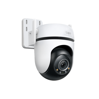 Cámara de Seguridad Exterior PTZ Wi-Fi / 2K QHD 4MP (2560×1440) / Visión Nocturna Color Starlight / Seguimiento 360° / IP66 / Detección IA Personas-Mascotas-Vehículos / Audio Bidireccional / Almacenamiento microSD 512 | TAPOC-520WS