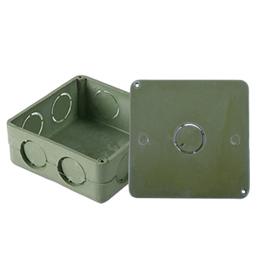 Caja Cuadrada y Tapa para Tubería PVC Conduit de 1". | ATUP-100CYT