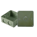 Caja Cuadrada y Tapa para Tubería PVC Conduit de 1". | ATUP-100CYT