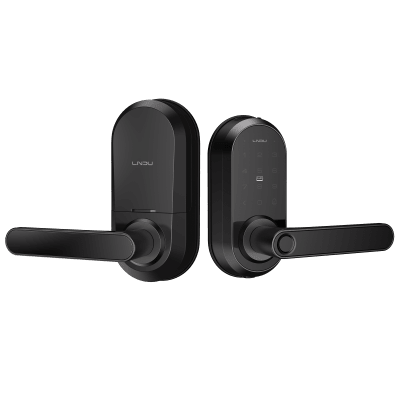 Cerradura Inteligente Wi-Fi / Escáner de Huella Digital / Teclado Táctil / Compatible con App / 8 Baterías AA / Puerta Interior y Exterior / Función Normalmente Abierto / FCC Clase B | T225