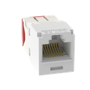 Conector Jack RJ45 Estilo TG, Mini-Com, Categoría 5e, de 8 Posiciones y 8 Cables, Color Blanco | CJ5E88TGWH