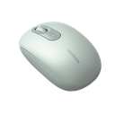 Mouse Inalámbrico 2.4G 800/1200/1600/2400 DPI | Función de 3 botones | Alcance 10m | Silencioso |  Ergonómico | Anti-caída y Anti-interferencias | Batería Alcalina AA incluida  | Color Green. | 90672