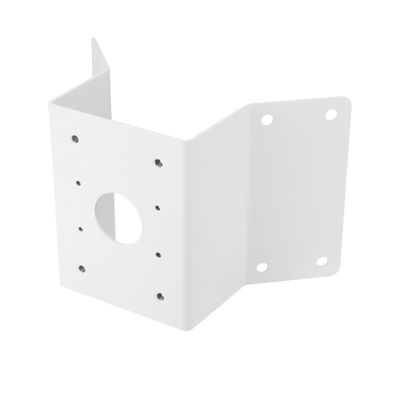 Adaptador de esquina compatible con montaje de pared SBP-300WM1, SBP-300WMW1 para domos fijos y PTZ Wisenet | SBP-300KMW1