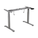 Base de Escritorio Motorizado Profesional / Altura Ajustable 60-125cm / Estructura Estable / Funcionamiento Suave / 3 Preset de Posiciones / Color Gris / Soporta hasta 100Kg de carga | EM33-2A3