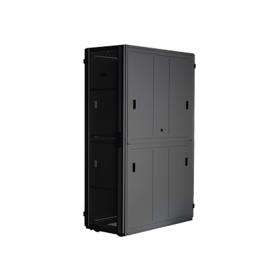 Gabinete FlexFusion™ XGL (Light) para Centros de Datos, 42 UR, 600 mm de Ancho, 1070 mm de Profundidad, Fabricado en Acero, Color Negro | XGL64212B