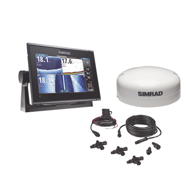 Kit de pantalla multifuncional GO9 con kit NMEA2000 y antena GS25 | GO9-GPSKIT