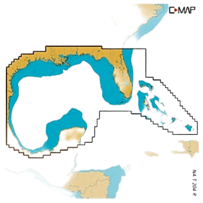 Carta Náutica C-MAP REVEAL X / Integración con Simrad NSX / Mapas Vectoriales Complejos / Batimetría de Alta Resolución / Modos Día y Noche / Actualizaciones Gratuitas por 12 Meses / Herramienta Inspector de Mapas / Reli | M-NA-T-204-R-MS