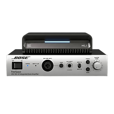 KIT Amplificador IZA190HZ y Streamer de Audio Modular MS.1 | PoE + USB-C | HDMI eARC + Óptica + RCA | Bluetooth LE Audio | WiFi | Control4-Crestron-Elan-RTI-URC-Savant-Lutron | AirPlay2-GoogleCast-SpotifyConnect | MS1/190HZ