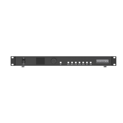 Controlador de Video LED VC4 / 4 Puertos Gigabit Ethernet / Entradas HDMI 1.3, DVI, VGA, CVBS / Salida Máxima 2.6 MP / Compatibilidad con RS232 | VC4