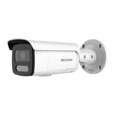 [Dual Light + ColorVu] Bala IP 8 Megapixel / Lente 4 mm / 60 mts IR + 60 mts Luz Blanca / Exterior IP67 / Luz Intermitente y Alerta de Audio / Micrófono Integrado / Videoanaliticos (Filtro de Falsas Alarmas)  / ACUSEARCH | DS-2CD2T87G2H-LISU/SL