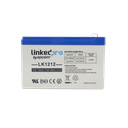 Batería de respaldo 12 V |  12 Ah |  AGM | Especial para Seguridad Electrónica | Vida útil 5 años | Terminales F1  + Adaptador F2 | LK1212