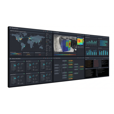 KIT de Video wall LCD 2x3 / 6 pantallas de 55" VM55BU para conexion daisy chain / incluye montajes de pared Peerless DS-VW765-LAND | VM55BU-2X3