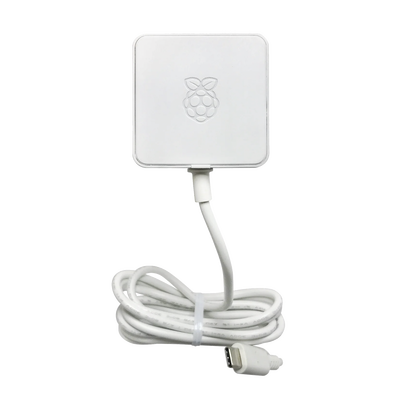 Fuente de Poder Oficial para Raspberry Pi 4 Model B / 5V / 3A / Blanco | RP-00214