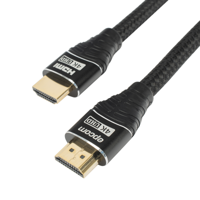 Cable HDMI de 3 Metros (9.84 Pies) | Alta Definición | Longitud | Versión 2.0 | Alta Velocidad 18Gbps | 4K@60Hz | Conectores Chapados en Oro | Tipo Redondo | EP-RH-4K-3M