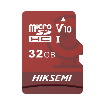 Memoria microSD / Clase 10 de 32 GB / Especializada Para Videovigilancia (Uso 24/7) / Compatibles con cámaras HIKVISION y Otras Marcas / 95 MB/s Lectura / 25 MB/s Escritura | HS-TF-E1/32G