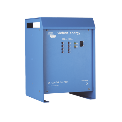 Skylla-TG 24/100 / Cargador de Baterías para Ambientes Marinos 24 V, 100 A / Bancos de 500 a 1000 Ah | CSTG24/100