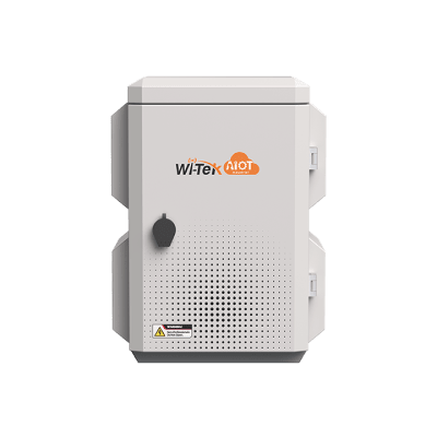 Gabinete de Acero Ventilado para Exterior con Rieles DIN y 4 Placas Laterales para Montaje de Equipos por Fuera | WI-IOTBOX01-V3