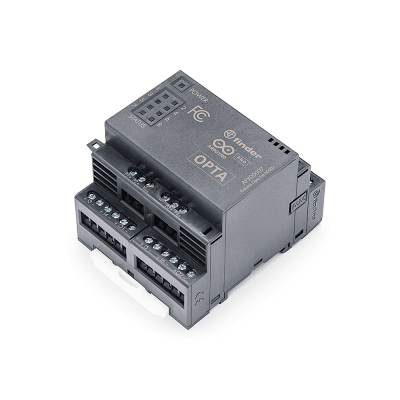 Expansión Analógica Arduino Opta® / 8 Canales I/O Configurables / 16-bit ADC / 13-bit DAC / 4 Salidas PWM / Protección IP20 / Industrial IoT | AFX-00007