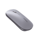 Mouse inalámbrico 2.4 GHz | Ultra Delgado y Silencioso | DPI 1000/1600/2000/4000 (Ajustable) | Alcance 10m | Scroll de Aluminio | Adaptable a diferentes superficies | Diseño suave al tacto | Contiene Receptor USB | Color Gris. | 90373