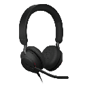 Jabra Evolve 2 40SE, Auricular Stereo Versión MS con Aislamiento de Ruido, Conexión USB C/A y Indicador de Ocupado (Busylight) (24189-999-799) | EVOLVE240SE-STEREO-MS-USBC/A