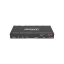 Splitter HDMI 1x2 | 4K@60Hz | Extractor de Audio | Down Scaler | HDR  4:4:4 | EDID | 18Gbps | EPC-B12SA