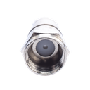 Conector F Macho Plegable, Con PIN para Cable RG-59, Cuerpo de Bronce Niquelado. | TT-CON-536