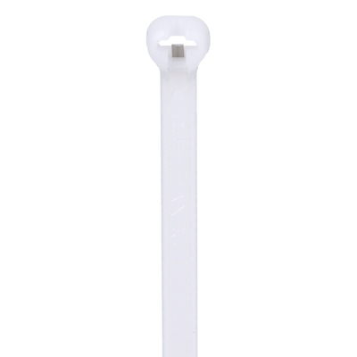 Cincho de Nylon 6.6 Dome-Top® Con Lengüeta de Bloqueo de Acero Inoxidable, 305 mm largo x 4.7mm ancho, Color Natural, Paquete de 100pz | BT3S-C