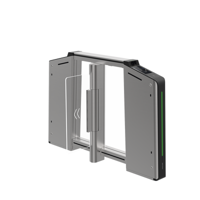Torniquete Inteligente DERECHO con Reconocimiento Facial Incluido / 12,000,000 MCBF / 20 Pares de IR para Detección de Peatón / Controlador Incluido / Acero Inoxidable SUS304 / Carril de 65 cms | DS-K3B631TX-R/MPIQL-DP65
