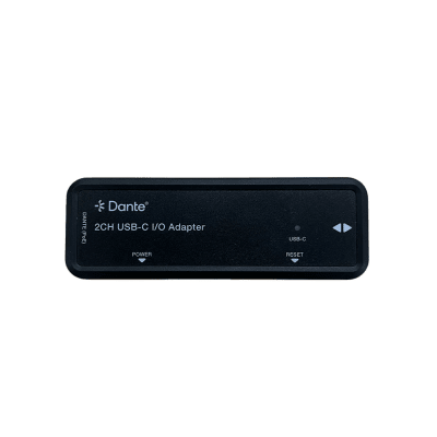 Extensor de Audio Dante® 2CH USB-C I/O Adapter | HDMI 1.4 | 4K@30Hz | Audio 7.1CH HD | USB-C | PoE | Dante® Controller | Latencia Configurable 1-5ms | ESD Protección IEC 61000-4-2 | EPP-AUD22UC