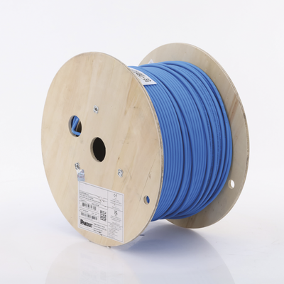 Bobina de Cable UTP de 4 Pares, Vari-MaTriX HD, Cat6A, 23 AWG, LSZH-3 (Libre de Gases Tóxicos), Color Azul, 305 Metros (1000 Pies) | PUL6AHD04BU-EG