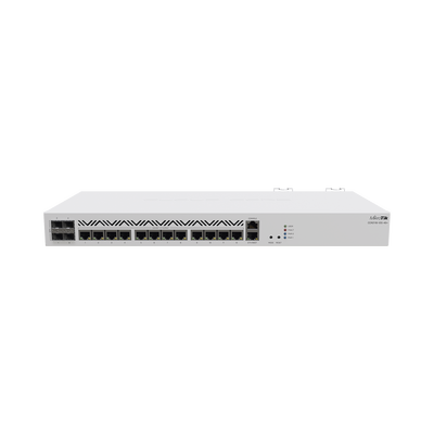 Cloud Core Router 16 Nucleos ARM, 12 puertos Gigabit, 4 SFP+ 10G | CCR2116-12G-4S+