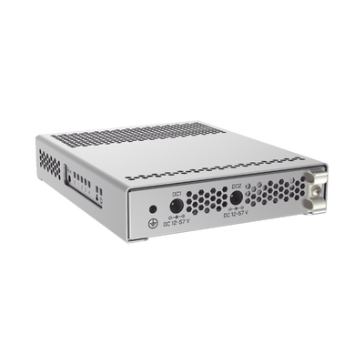 (CRS305-1G-4S+IN) Switch administrable Sistema Operativo Dual, puerto 1G Rj45, 4 puertos 10G SFP+ para Escritorio | CRS305-1G-4S+IN