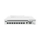 (CRS309-1G-8S+IN) Switch administrable Sistema Operativo Dual, puerto 1G Rj45, 8 puertos 10G SFP+ para Escritorio | CRS309-1G-8S+IN