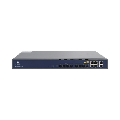 OLT de 4 puertos EPON con 8 puertos Uplink (4 puertos Gigabit Ethernet + 4 puertos Gigabit Ethernet SFP) , hasta 256 ONUS, | V1600D4-DP