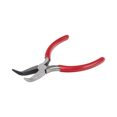 Pinza punta Curveada de 5” con Mango Forrado Plástico. | EPW050