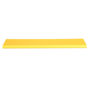 Tapa Con Bisagra a Presión Para Canaleta FiberRunner™ FR6X4YL2, de PVC Rígido, Color Amarillo, 2 m de Largo | FRHC6YL2