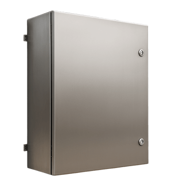 Gabinete de Acero Inoxidable IP66 Uso en Intemperie (600 x 600 x 250 mm) con Placa Interna Galvanizada. | PST606025INOXB