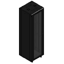 Gabinete rackeable de piso de 42U, compatible con estándar 19 pulgadas, equipado con puerta frontal de cristal para una mejor visibilidad y presentación profesional | LES-60-60-42UG